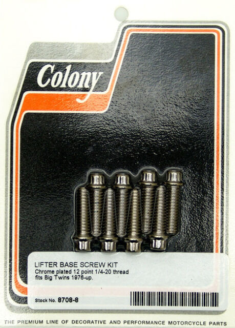 LIFTER SCREWS CHROME